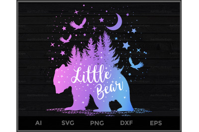 Little bear svg files, Little bear svg, Bear svg, Baby svg