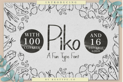 Piko A Fun Type Font
