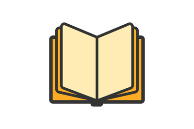 Education open book icon