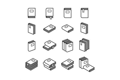 Office folders icons set