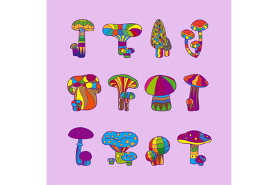 Psychedelic mushrooms or hallucinogenic fungus