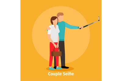 Couple Selfie view for photo mobile