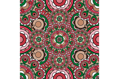 Mandala pattern seamless background