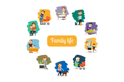 Family life and parents care