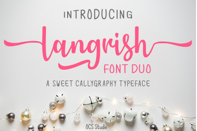 Langrish Font Duo