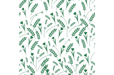 Floral decorative seamless pattern