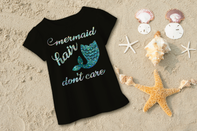 Mermaid Hair Don&amp;&23;039;t Care | SVG | PNG | DXF