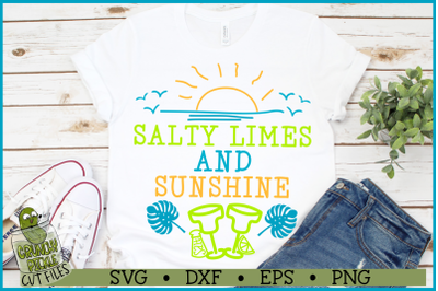 Salty Limes and Sunshine Summer Beach SVG