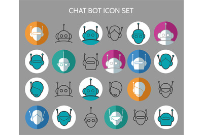 Chat bot icons