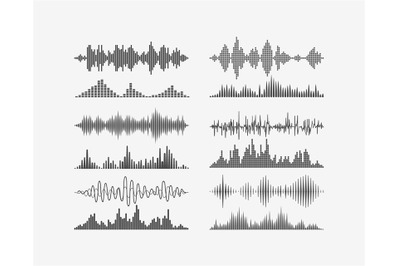 Radio frequency digital waves forms