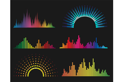 Music digital waveforms