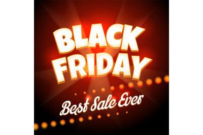 Black friday poster