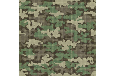 Camouflage texture seamless pattern