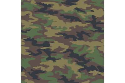 Woodland hunting camoflauge seamless pattern