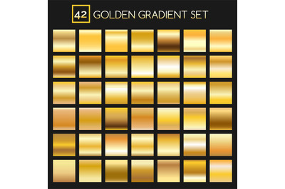 Metal golden gradients collection