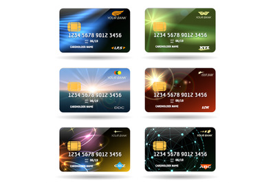 Credit or debit cards