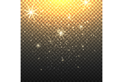 Stardust backdrop with transparent background