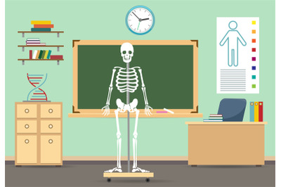 Anatomy classroom interior