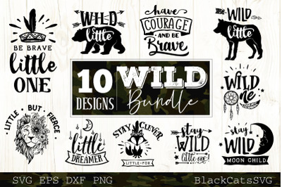Wild SVG bundle 10 designs vol 3 Wild and boho SVG bundle