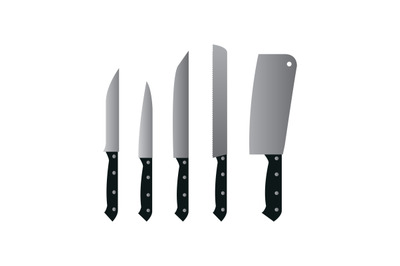 Kitchen knives icon