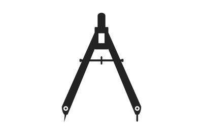 Compass geometry icon