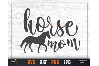 Horse mom SVG, horse lover, horse mom gift, gift for horse lover, hors