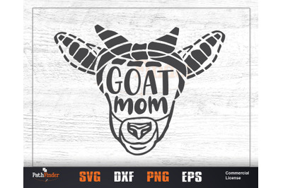 Goat Mom SVG, Crazy Goat Lady, Goat gift, Gift for mom, Goat milk, goa