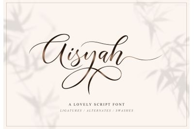 Aisyah | Lovely Font