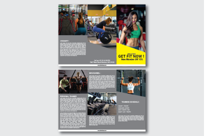 Fitness Brochure Tri Fold