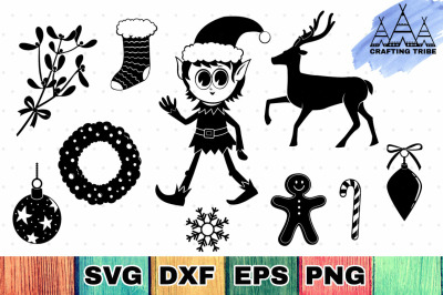 Download Christmas Svg Cut Files Pack Free Svg Files For Laser Cutting