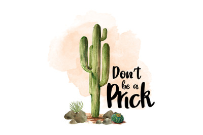 Download Don T Be A Prick Watercolor Clipart Sublimation File Free Free 324888 Logos Cut Svg Files From Ngisup Com