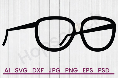 Nerd Glasses - SVG File, DXF File