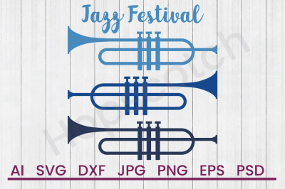 Jazz Festival - SVG file, DXF File