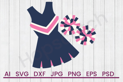 Cheerleader Uniform - SVG File,DXF File