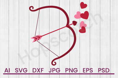 Cupid Bow - SVG File, DXF File