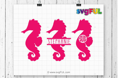 Best Free Download Svg Cut Files Download Seahorse Svg Seahorse Monogram Svg Seahorses Split Seahorse Svg Fi Free