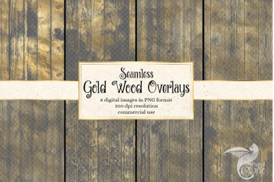 Gold Wood Overlays