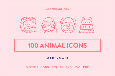 Line Icons  Animals