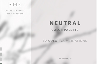 Neutral Color Palette collection