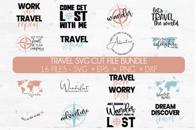 Huge Travel SVG Cut File Bundle