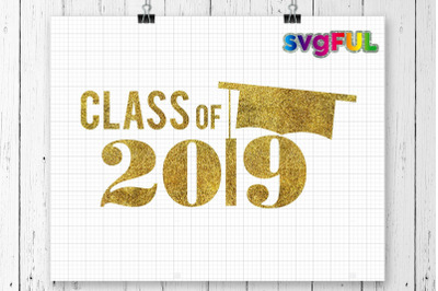 Download Download Glitter Class Of 2019, Graduation Svg, Grad Svg ...