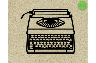 typewriter svg vector clipart download