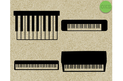 piano keyboard svg vector download