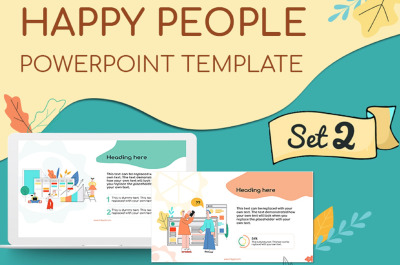 Happy People Set 2 Presentation Template