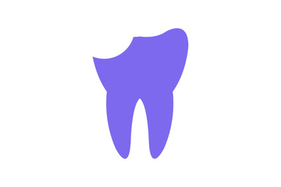 Broken tooth icon