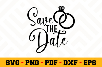 Save the date SVG, Wedding SVG Cut File n095