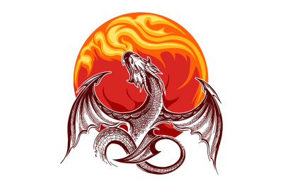 Fire-breathing Dragon Emblem