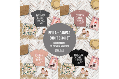 Toddler Shirts Mock-up/ Toddler Tee Mock-ups/ Bella Canvas 3001T/ Bell