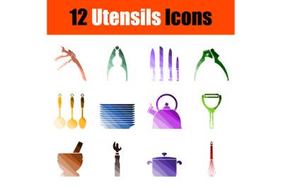 Utensils Icon Set