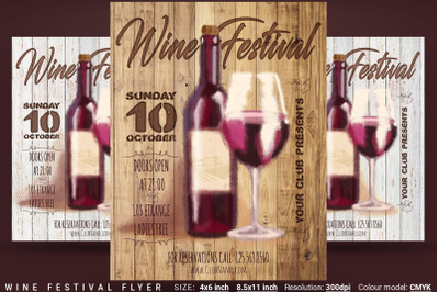 Wine Festival Flyer